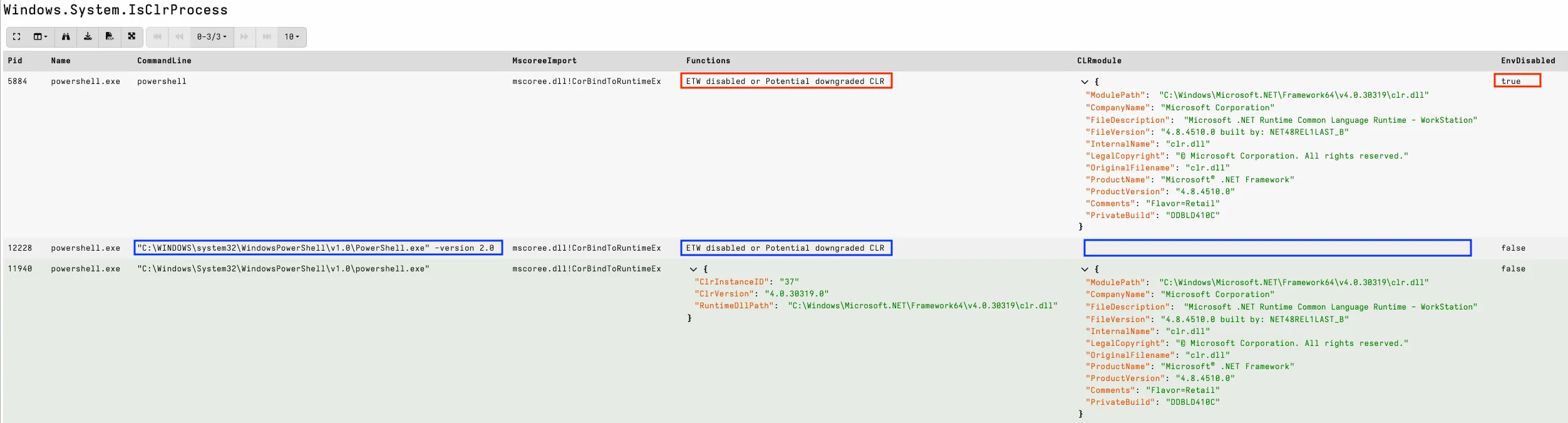 IsCLR PowerShell